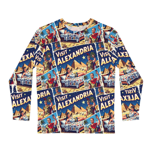 Long Sleeve Shirt with Monogram Visit Alexandria Design